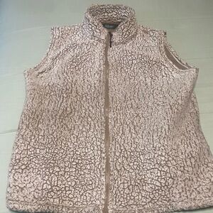 Cozy Sherpa Fleece Vest in Cream